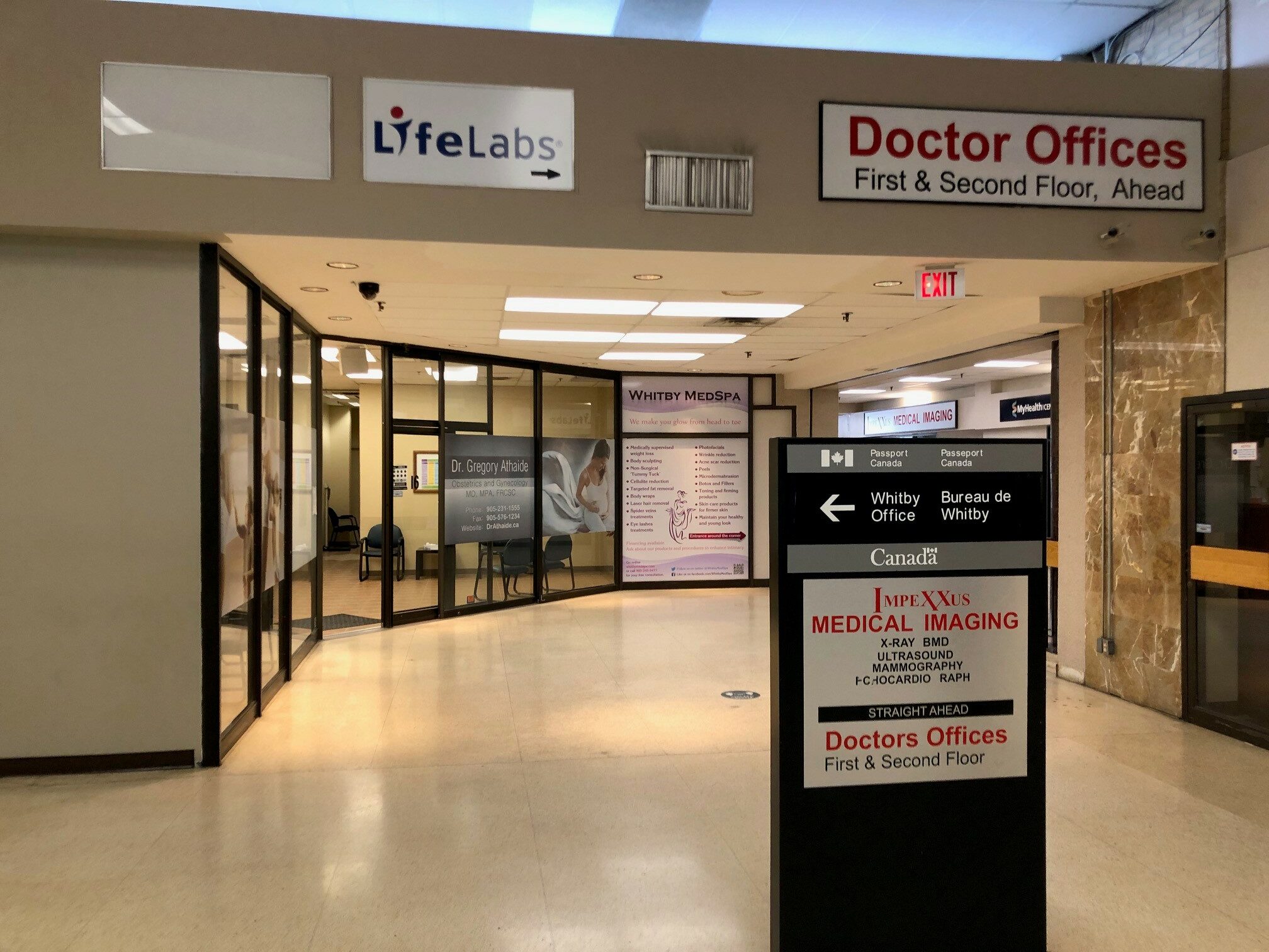 MyHealth Whitby Mall WELL Health Medical Network